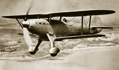 One-Man Destroyer of the Air, c.1935 (photogravure) by English Photographer